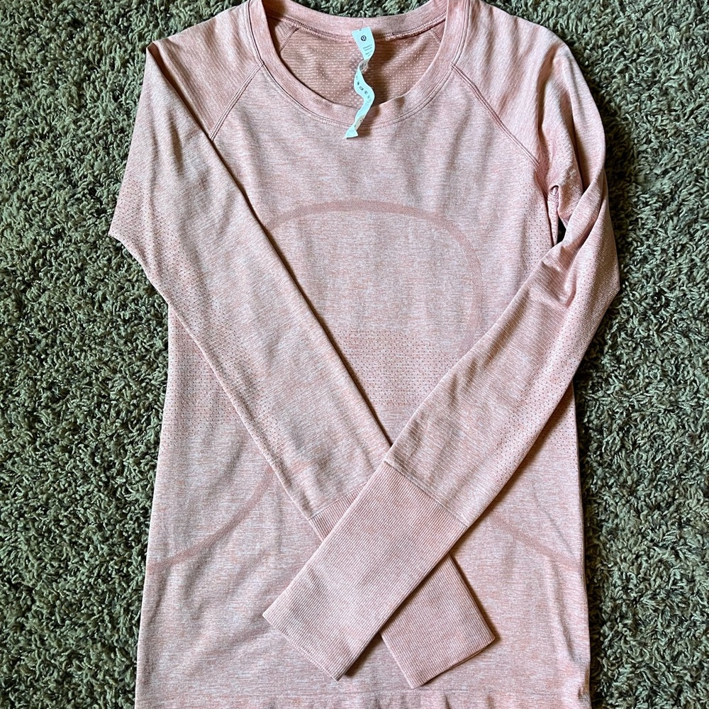 lululemon athletica Pink Long Sleeve Tee